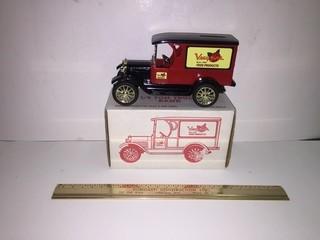 Ertl 1923 Chevy 1/2 Ton Truck Diecast Coin Bank, 1:25 Scale.