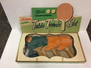 Official Championship Table Tennis Set.