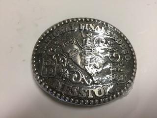 Hesston National Finals Rodeo 1984 Belt Buckle.