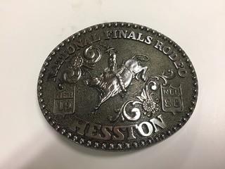 Hesston National Finals Rodeo 1988 Belt Buckle.