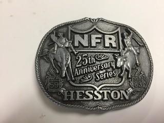 Hesston National Finals Rodeo 1983 Belt Buckle.