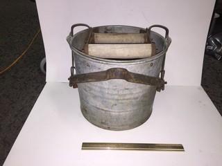 Galvanized Mop Bucket.