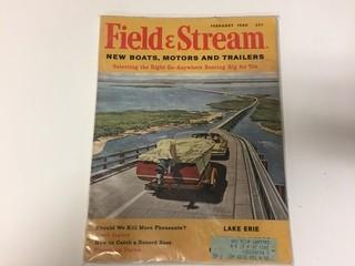 Field & Stream February 1960 Magazine.