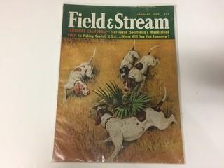 Field & Stream January 1959 Magazine.