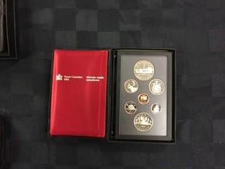 Royal Canadian Mint 1984 Coin Set.