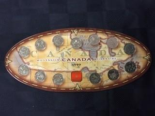 Royal Canadian Mint 1999 Millennium Coin Set.