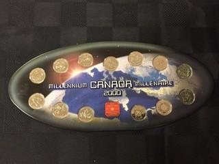 Royal Canadian Mint 2000 Millennium Coin Set.