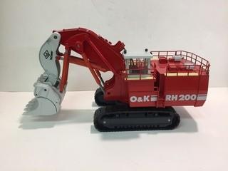 O & K Hydraulic Mining Shovel Diecast Model RH200.