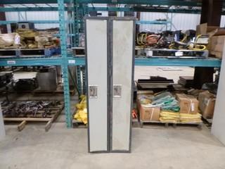 (2) Locker Cabinets, (6' Tall x 18" Deep x 12" Wide)