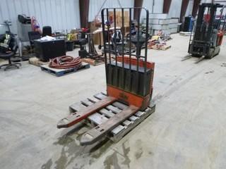 Toyota Electric Pallet Truck, Type "E", Model  7HBW23, S/N 7HBW23-36269, 4,500lb Capacity  *Note Not Working*