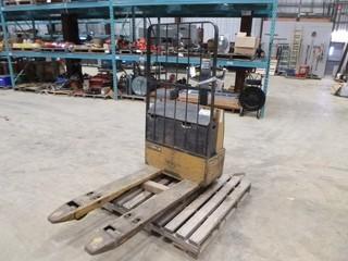 Caterpillar Mason Lift Electric Pallet Truck, Model NPP40, S/N 2CL17217, 4,00lb Capacity * Note Not Working*