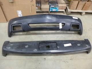 Plastic Bumper Kit for a Mid 2000 GM, Front and Rear 