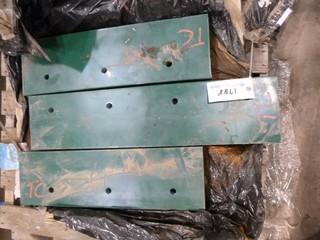 (2) 2' x 7" Metal Plate, (1) 30" x 7" Metal Plate