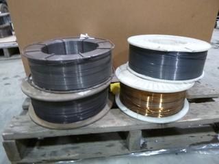 (4) Spools Bluesheild Welding Wire, Part LA T-91 C60 Ni1