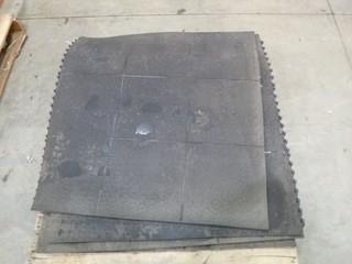 (4) Connecting Floor Comfort Mats, 38" x 38"