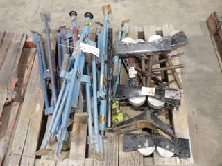 (4) Pipe Stands c/w (4) Rollers, (1) Housing, & (2) Saddles