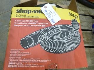 Shop Vac Hose 90S03, 2 1/2" (6.4cm) Diameter & 8' (2.44m) Length