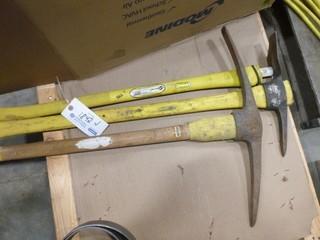 (2) Pick Axes c/w (1) New Handle