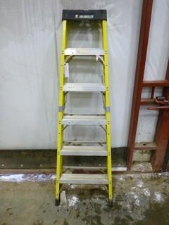 6' Featherlite Ladder, Working Load-300lbs