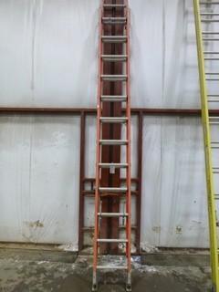 24' Louisville Extension Ladder, Working Load-300lbs