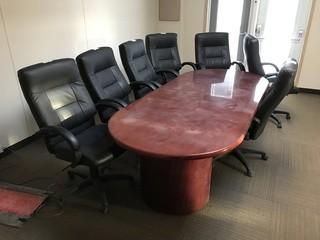 4 Boardroom Chairs.