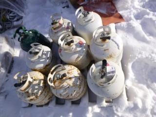 (9) Propane Tanks