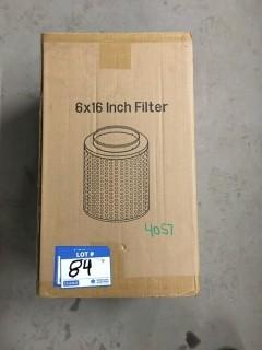 6"x16" - 1.5" Carbon Bed Filter