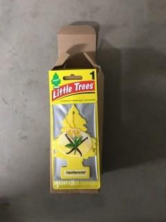 Quantity of (24) Little Trees Vanillaroma Scent Air Fresheners