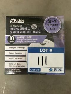 Kidde 120V Hardwired Talking Smoke & Carbon Monoxide Alarm