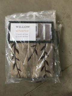 Quantity of (4) Willow Rod Rocket Panels (42" x 84")