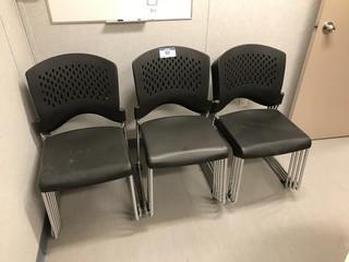 Lot of 17 Stacking Chairs.