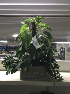 2' Decorative Plant c/w Base