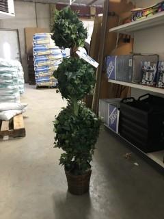 4' Decorative Plant c/w Base