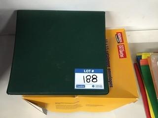 3 ring Binder C/W 10" x 13" Catalogue Envelopes