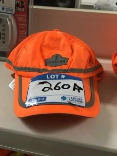 Quantity of (2) Blaze Orange Ball Hats