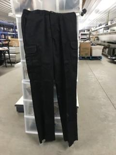 Quantity of (5) Size 34 Pants (Black)