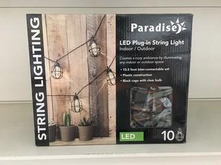 Paradise LED Plug-In String Light, Indoor/Outdoor