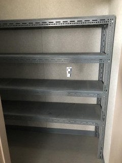 1-section of Shelving.