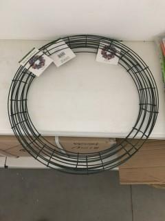 Quantity of (3) 18" Wire Wreath Form