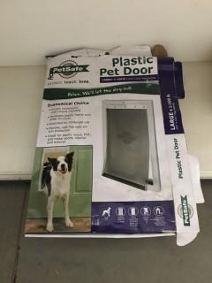 10 1/8" x 16 1/4" Plastic Pet door