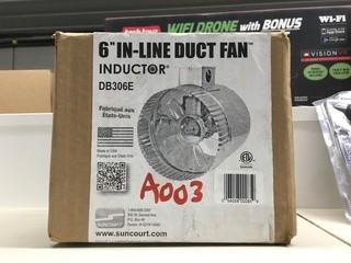 6" In-Line Duct Fan