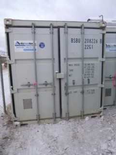 20ft Storage Container C/w Contents. SN BSBU2082268 *Note: Buyer Responsible For Load Out, Item Cannot Be Removed Until 12PM February 11th Unless Mutually Agreed Upon*