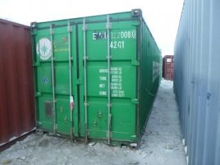 40ft Storage Container. *Note: Contents Not Included, Item Cannot Be Removed Unitl 12Pm February 11 Unless Mutually Agreeg Upon, Buyer Responsible For Load Out* 