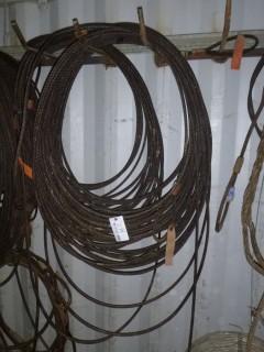 Qty Of Assorted Size 1/2in Wire Rope Cable