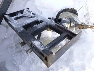 CAT A198 Hydraulic Auger Skid Steer Attachment