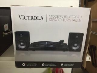 Victrola Modern Bluetooth Stereo Turntable.