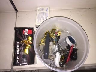 Lot of Assorted Hardware & Lockset.