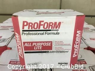 16 Boxes Proform All Purpose Lite Joint Compound 3.5 Gal 