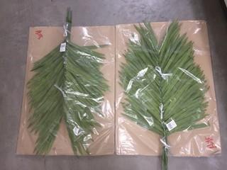 Qty of Artificial Palm Leaves.