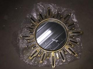 Round Mirror, Approximately 19" Diameter.